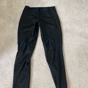 Abercrombie black mesh leggings